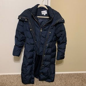 Cole Haan Box-Quilt Down Puffer Coat